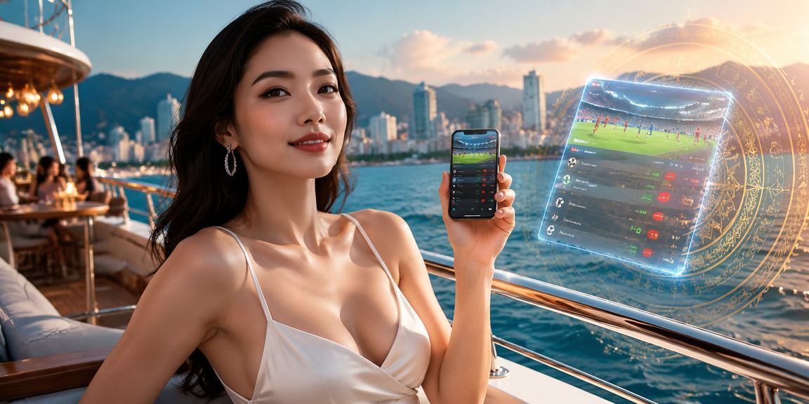 Người chơi tại bãi biển Nha Trang truy cập casino di động trên điện thoại